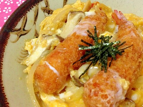 remake♡パパッとできる♪海老フライ丼